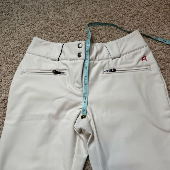 Perfect Moment Aurora Skinny Ski Pants Waterproof White Cream Medium - Picture 6 of 8